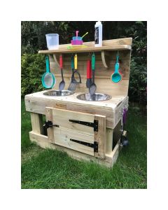 Double Dirt Mud Kitchen with Oven
