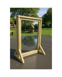 Freestanding Clear Acrylic Easel Portrait