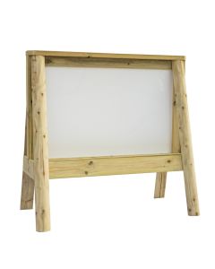 Rustic Whiteboard Painting Easel