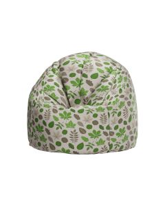 Wild Wood Primary Beanbag Mixed Leaves Beige