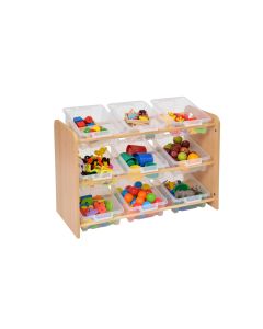Room Scenes Classroom Tidy with 9 Clear Plastic Trays