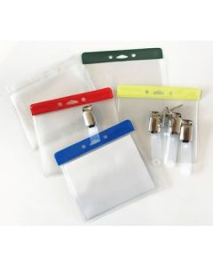 Red Security Badges