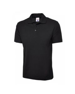 Mens Polo Shirt M Black