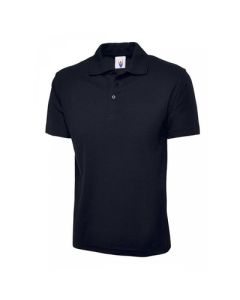 Mens Polo Shirt L Navy