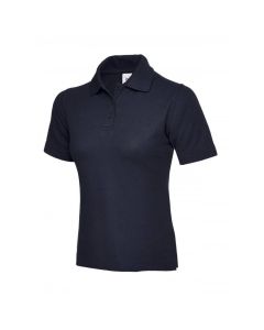 Womens Polo Shirt L Navy