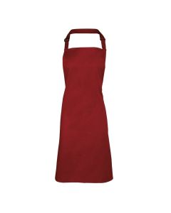Premier Bib Apron - Burgundy