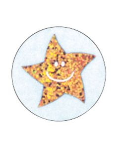 Sparkly Star Stickers Gold Pack of 140