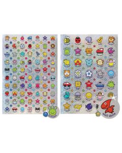 35/25mm Sparkly Praise Message Stickers & 10mm Sparkly No Words Stickers