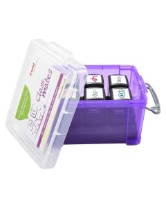 Pre-Inked Stamps 23mm Pack of 6