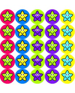 10mm Star Stickers Pack 720