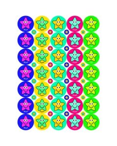 38/10mm Exclamation Star Stickers Pack 590