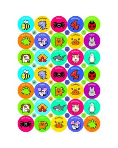 38/10mm A4 Exclamations Stickers Pack 590