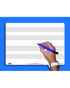 A4 Music Whiteboards 2 STAVE Pack of 30