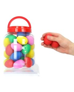 Multicoloured Egg Shakers Pack of 40