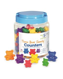 Three Bear Family Six Colour Counter Set of 96