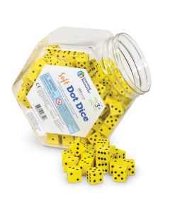Soft Foam Dot Dice Pack of 200
