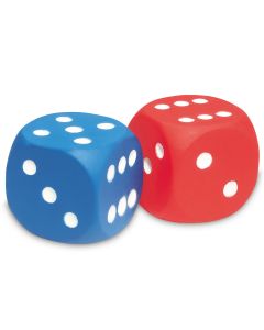 Large Foam Dot Dice Pack of 2
