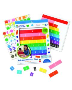 Rainbow FractionÂ® Tiles with Tray