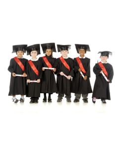 Deluxe Graduation Dress-up Gowns Pack of 5