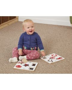 Black and White Peg Boards Pack of 2