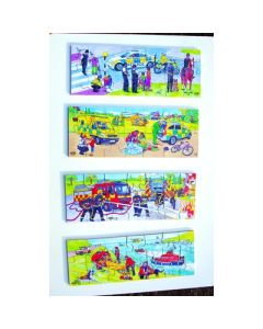 Emergency Services Puzzles Pack of 4