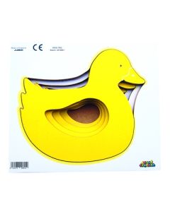 Layered Wooden Duck Puzzle