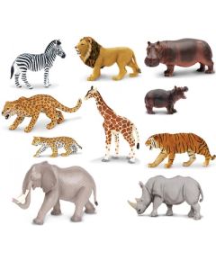 Plastic Jungle Animals Pack of 10