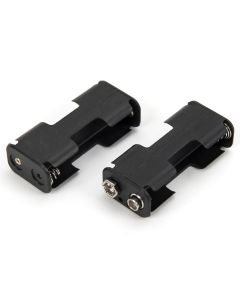 2X AA Battery Holder with Snaps Pack of 10