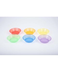 Translucent Colour Sorting Bowls Pack 6