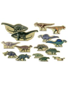 Dinosaur Wooden Characters