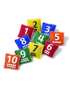 Number & Dot Bean Bags Pack of 10