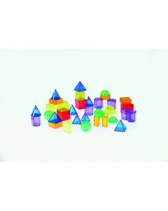 Translucent Geometric 3D Shapes