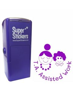 Teacher Stamp | Education Marking Stamp - T. A. Assisted Work 2