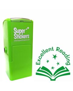 Teacher Stamp | Education Marking Stamp - Excellent Reading Book Design
