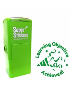 Teacher Stamp | Education Marking Stamp - Learning Objective Achieved Confetti Poppers