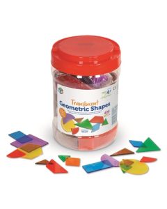 Translucent Geometric Shapes  Pack of 408