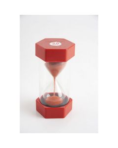 30 Second Large Sand Timer Red