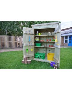 Outdoor Storage Shed with Hooks