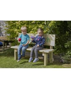 Outdoor Wooden Buddy Bench