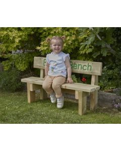 Outdoor Wooden Mini Buddy Bench
