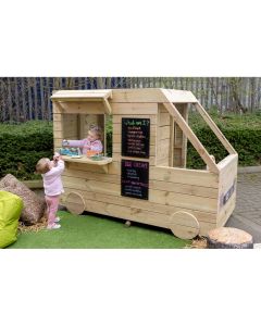 Outdoor Wooden Food Truck