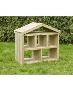 Outdoor Wooden Small World House