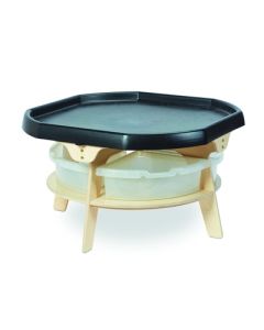 Play Tray Activity Table with Shelf & Tubs H440mm