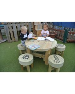 Outdoor Bug Table &  5 Stools