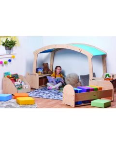 Mini Rainbow Reading Zone with Tubs