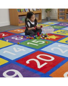 Large Number Carpet  W2570 x L3600mm
