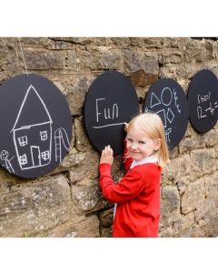 Circular Chalkboards Pack of 4