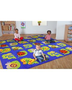 Back to Nature Square Bug Placement Carpet 300 x 300cm