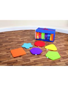 Rainbow Shaped Mats & Holdall