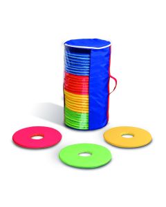 Rainbow Circular Mats Set of 32